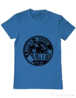 Tricou ADLER barbat A ride to remember Albastru azuriu