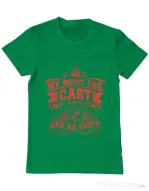 Tricou ADLER barbat Cast no anchor Verde mediu