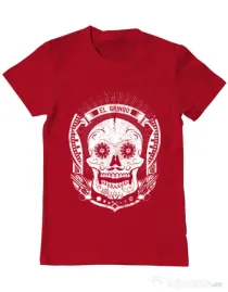 Tricou ADLER barbat El gringo Rosu