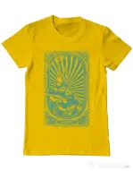 Tricou ADLER barbat Frog king Galben