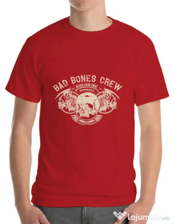 Tricou ADLER barbat Grim reaper Rosu