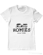 Tricou ADLER barbat Homies Alb