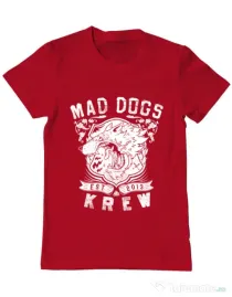 Tricou ADLER barbat Mad dogs krew Rosu