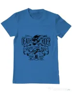 Tricou ADLER barbat Never look back Albastru azuriu