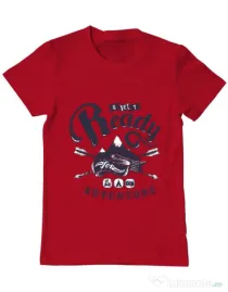 Tricou ADLER barbat Ready for adventure Rosu