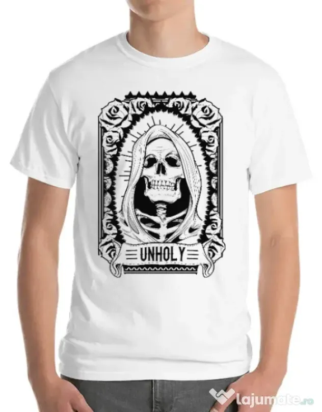Tricou ADLER barbat Unholy Alb