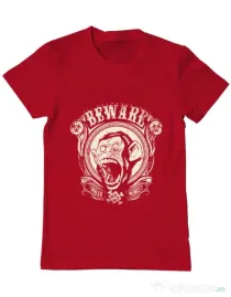 Tricou ADLER barbat Urban monkey Rosu