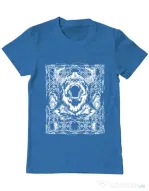 Tricou ADLER barbat Viking rage Albastru azuriu