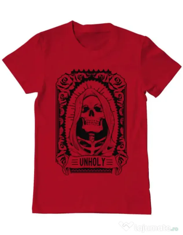 Tricou ADLER barbat Unholy Rosu