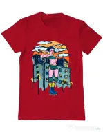 Tricou ADLER barbat Bad girl Rosu
