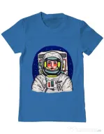 Tricou ADLER barbat I need some space Albastru azuriu