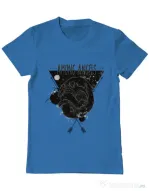 Tricou ADLER barbat Among angels Albastru azuriu