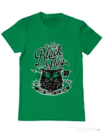 Tricou ADLER barbat The black flag owl Verde mediu