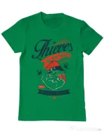 Tricou ADLER barbat Thieves in the Night Verde mediu