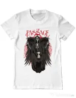 Tricou ADLER barbat The passage Alb