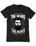 Tricou ADLER barbat The beard choice Negru