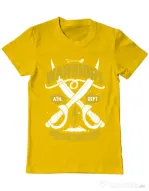 Tricou ADLER barbat Warriors Galben