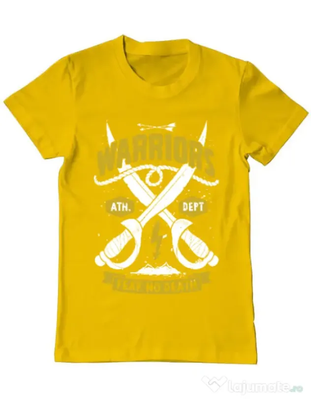 Tricou ADLER barbat Warriors Galben