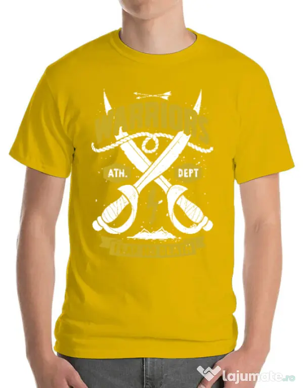 Tricou ADLER barbat Warriors Galben