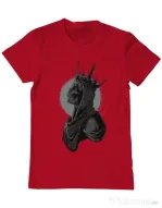 Tricou ADLER barbat Skull King Rosu