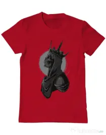 Tricou ADLER barbat Skull King Rosu
