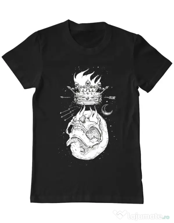 Tricou ADLER barbat Flames Negru