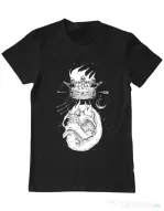 Tricou ADLER barbat Flames Negru