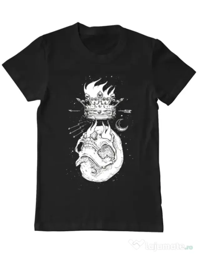Tricou ADLER barbat Flames Negru