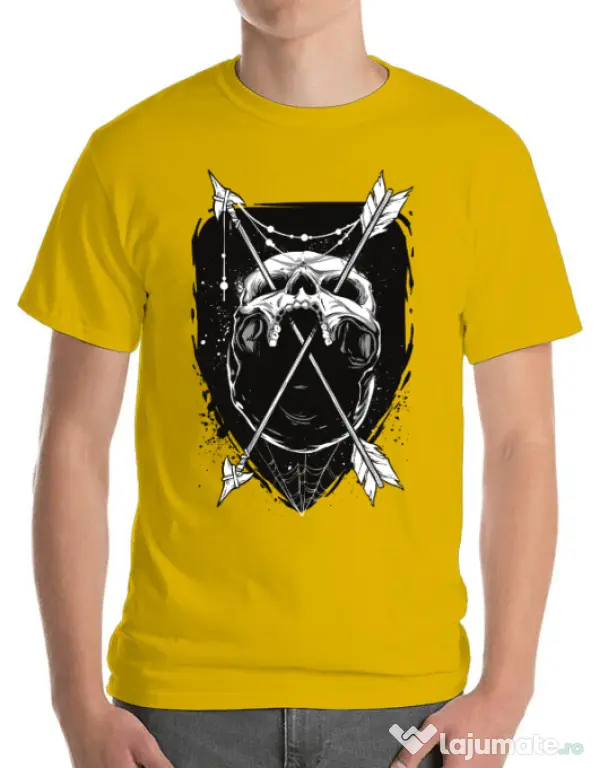 Tricou ADLER barbat Arrows Galben