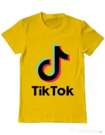 Tricou ADLER barbat Tik Tok Galben