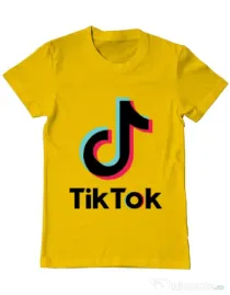 Tricou ADLER barbat Tik Tok Galben