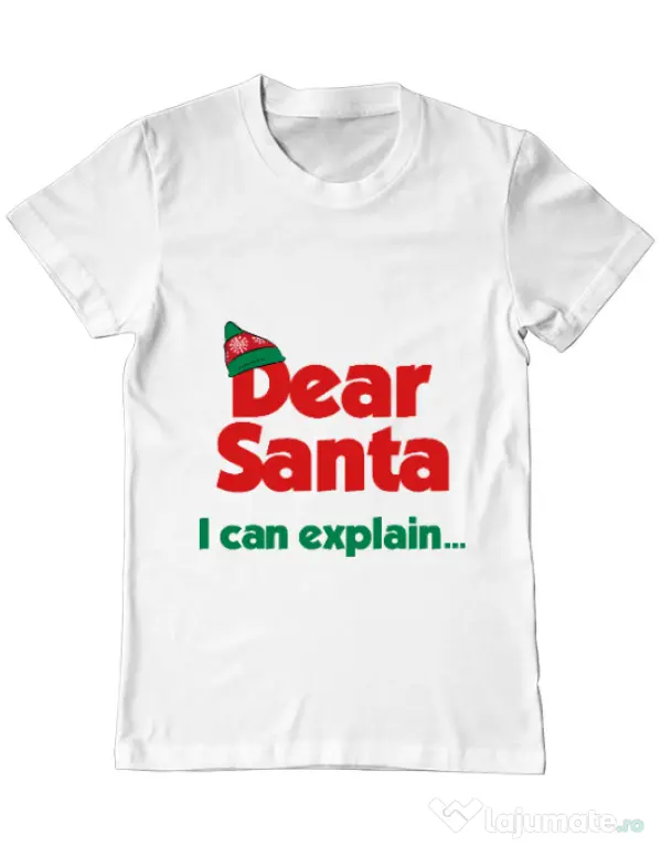 Tricou ADLER barbat I can explain Alb