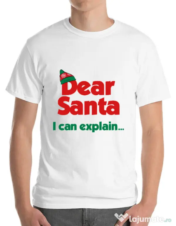 Tricou ADLER barbat I can explain Alb