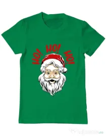 Tricou ADLER barbat Smile santa Verde mediu