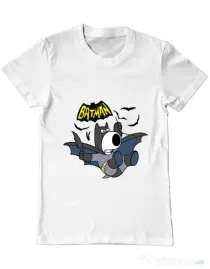 Tricou ADLER barbat Bat Brian Alb