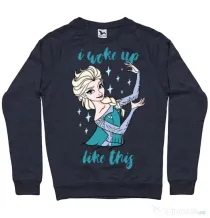 Bluza ADLER barbat I woke up like Elsa Denim inchis