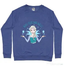 Bluza ADLER barbat Make your own magic Albastru melanj