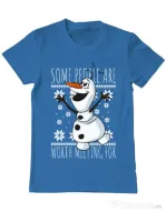 Tricou ADLER barbat Worth melting for Albastru azuriu