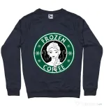 Bluza ADLER barbat Frozen coffee Denim inchis