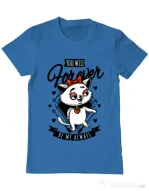 Tricou ADLER barbat Forever my always Albastru azuriu