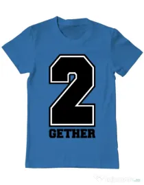 Tricou ADLER barbat Together Albastru azuriu