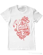 Tricou ADLER barbat Youth has no age Alb