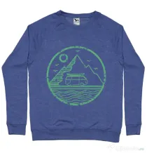 Bluza ADLER barbat Van Albastru melanj