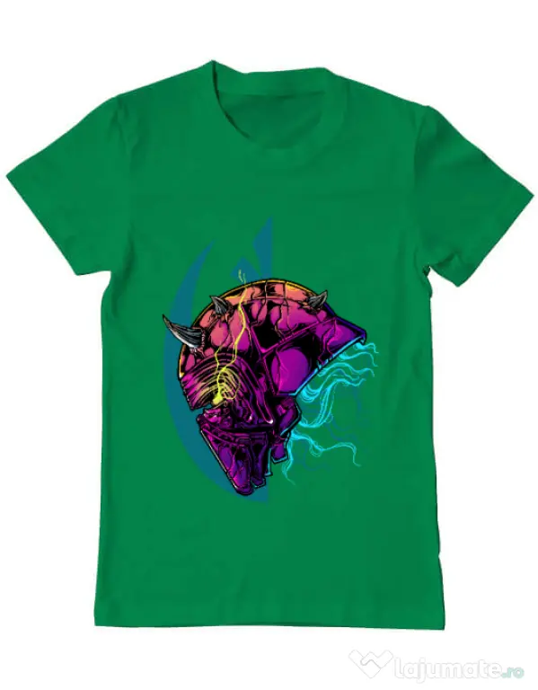 Tricou ADLER barbat Helmet Verde mediu