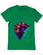 Tricou ADLER barbat Helmet Verde mediu