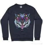 Bluza ADLER barbat Tiger buterfly Denim inchis