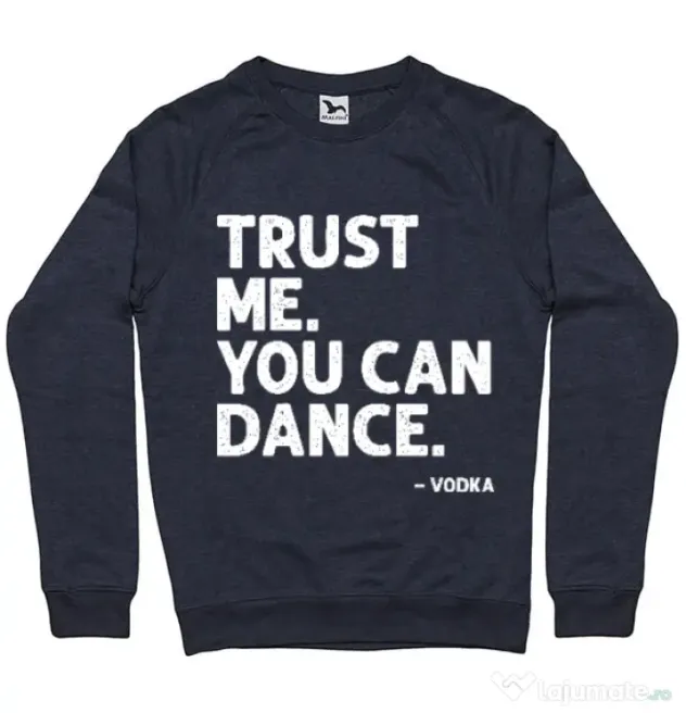 Bluza ADLER barbat You can dance Denim inchis