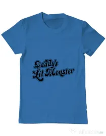 Tricou ADLER barbat Lil monster Albastru azuriu