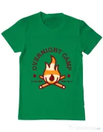 Tricou ADLER barbat Overnight camp Verde mediu