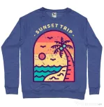 Bluza ADLER barbat Sunset trip Albastru melanj